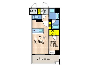 ルガールボニート新神戸の物件間取画像